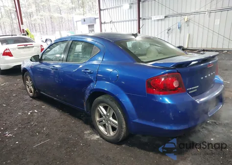 2013 Dodge Avenger Se V6 из США, поврежденный, VIN 1C3CDZAG2DN582150
